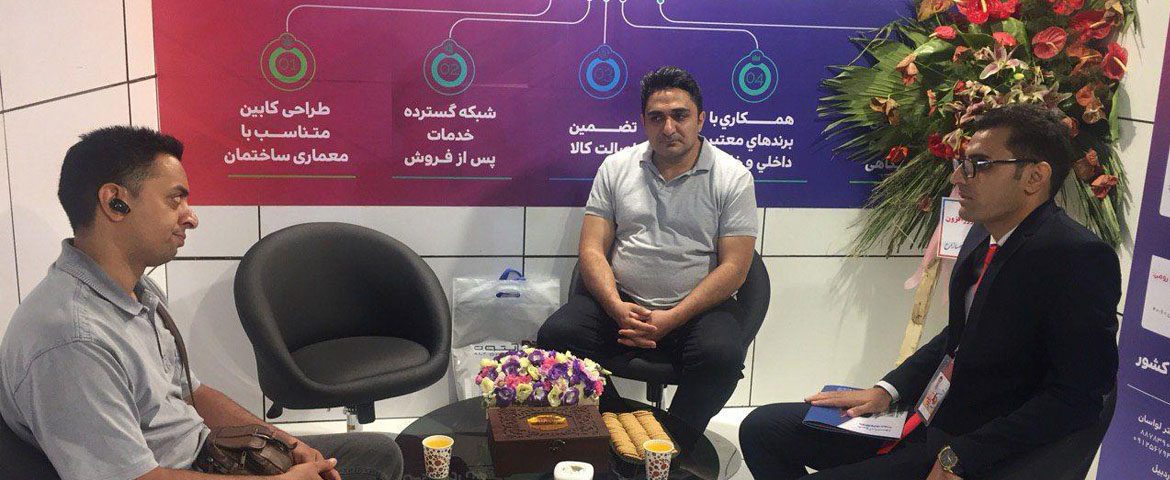 بازدید مشتریان ارجمند شرکت از غرفه هیرو آسانسور