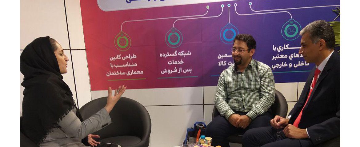 بازدید مشتریان ارجمند شرکت از غرفه هیرو آسانسور