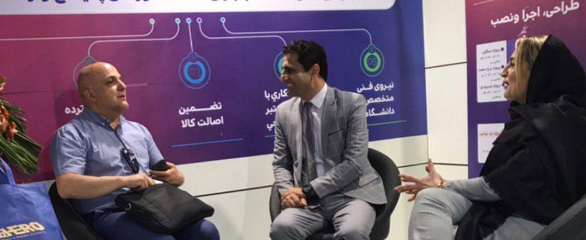 بازدید مشتریان ارجمند شرکت از غرفه هیرو آسانسور