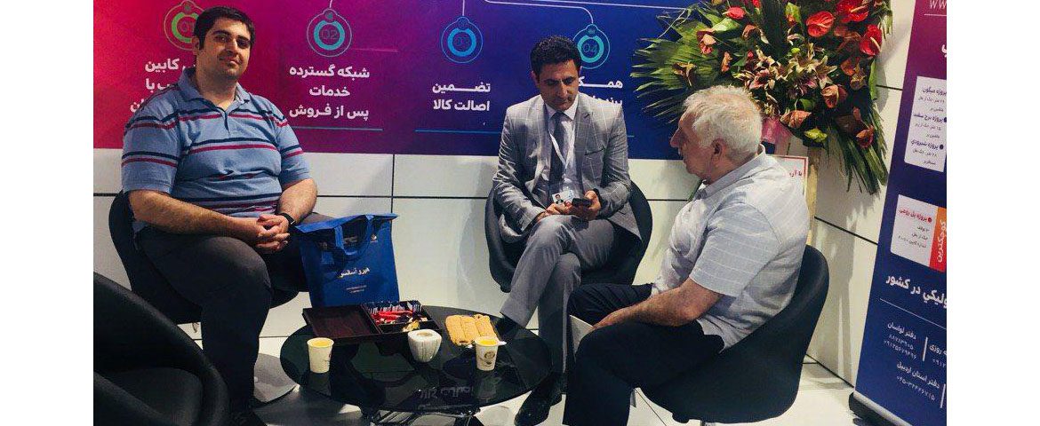 بازدید مشتریان ارجمند شرکت از غرفه هیرو آسانسور