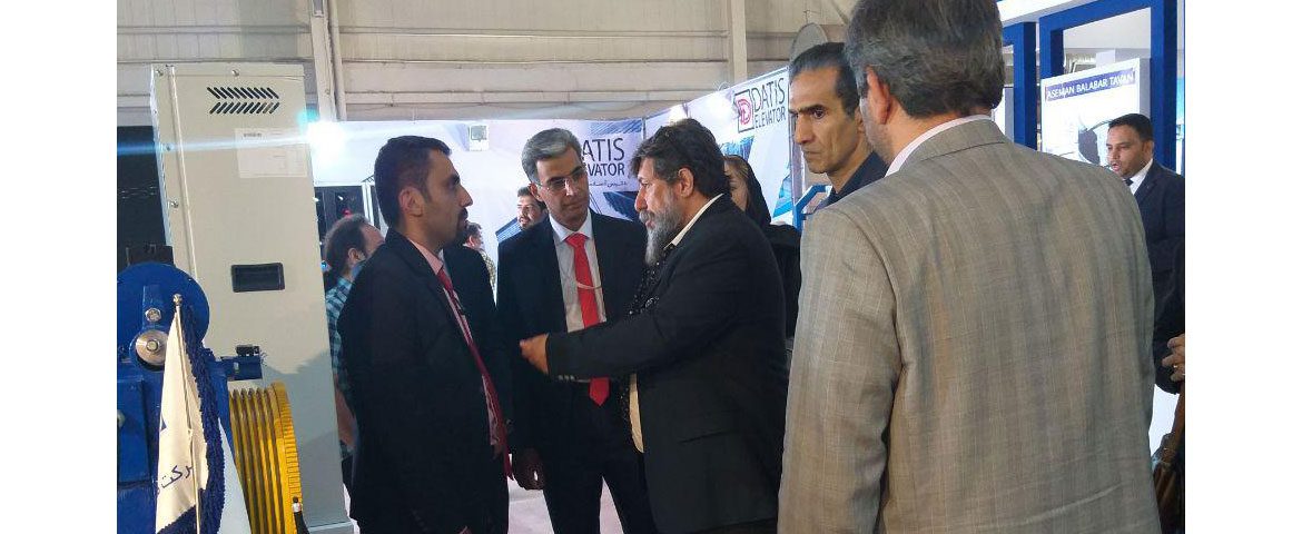 بازدید هیئت مدیره اسبق سندیکا از غرفه هیرو آسانسور